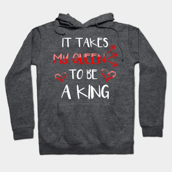 King and Queen Couple Shirt for Him