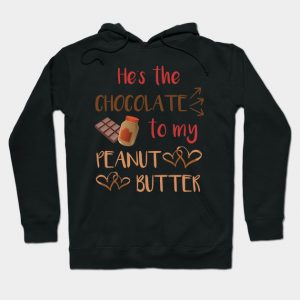 Peanut Butter and Chocolate Couples Shirt for Her