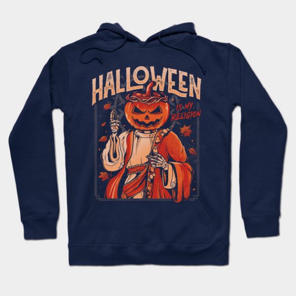 Halloween Is My Religion - Pumpkin Skull Gift